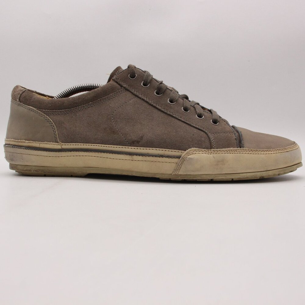 John Varvatos USA Men's Size 12 M  Star Low Top Leather Cap Toe Shoes Sneakers